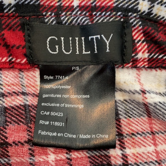 3 for $20 💜 GUILTY Plaid Shirt - Picture 3 of 3